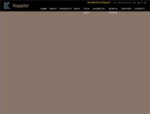 Tablet Screenshot of kappler.com